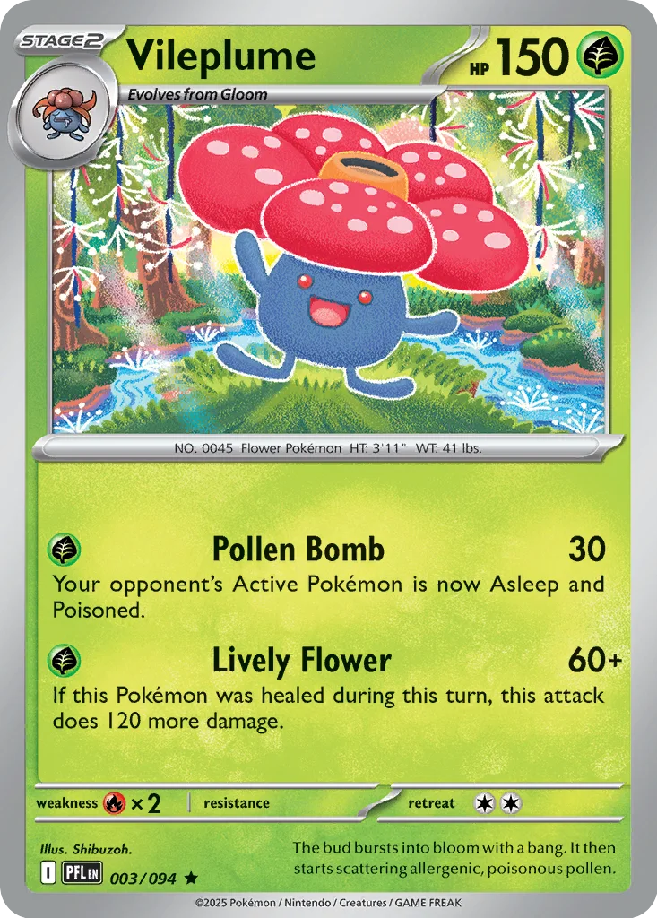 Vileplume – Phantasmal Flames nr 003/094 (Holo)