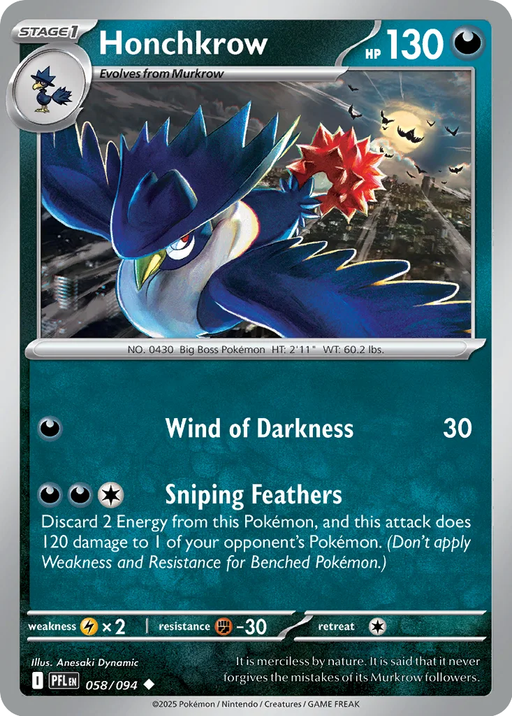 Honchkrow – Phantasmal Flames nr 058/094 (Normal)