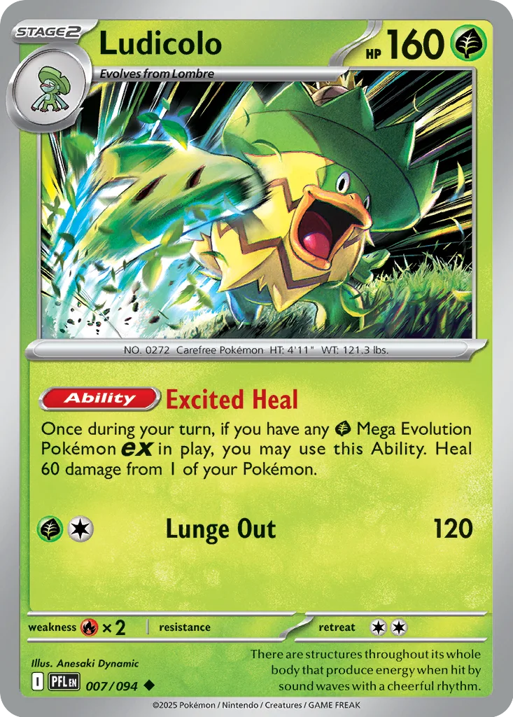 Ludicolo – Phantasmal Flames nr 007/094 (Normal)