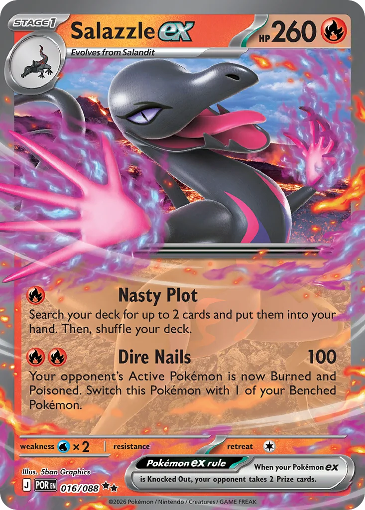 Salazzle ex – Perfect Order nr 016/088 (Holo)