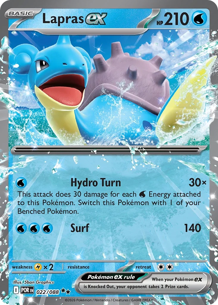 Lapras ex – Perfect Order nr 022/088 (Holo)