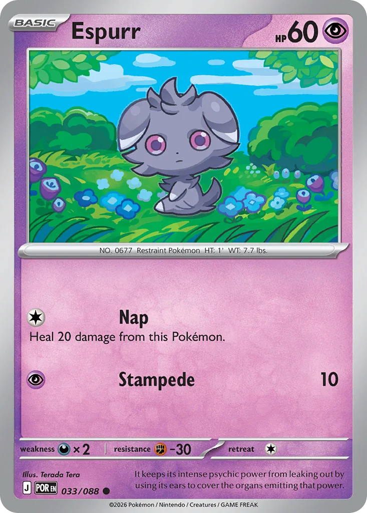 Espurr – Perfect Order nr 033/088 (Normal)
