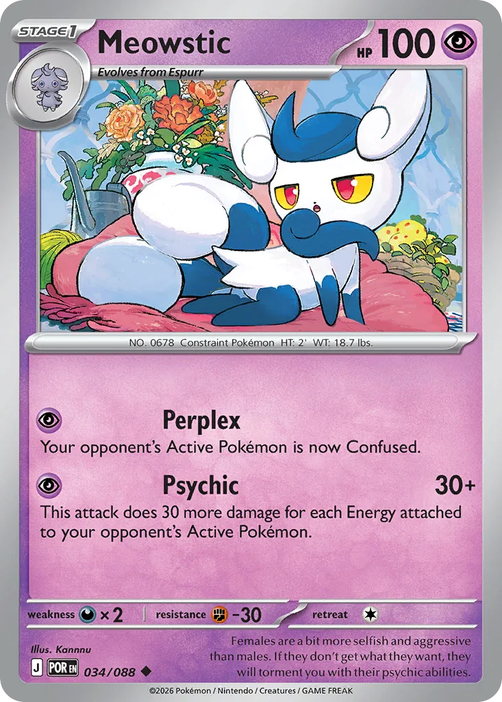 Meowstic – Perfect Order nr 034/088 (Normal)