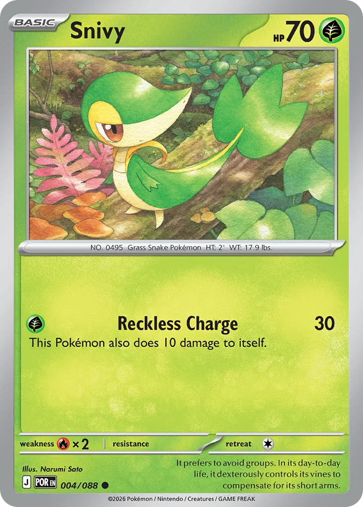Snivy – Perfect Order nr 004/088 (Normal)
