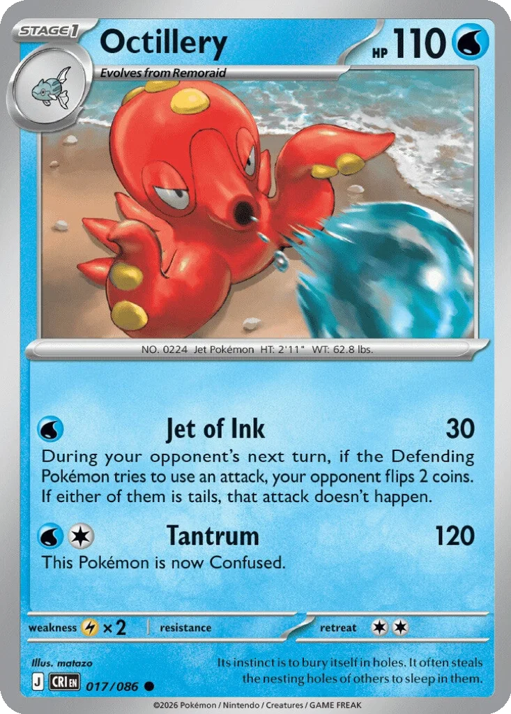 Octillery – Chaos Rising nr 017/086 (Normal)