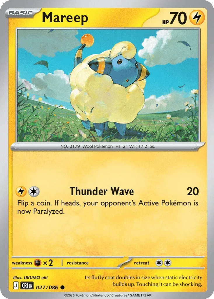 Mareep – Chaos Rising nr 027/086 (Normal)