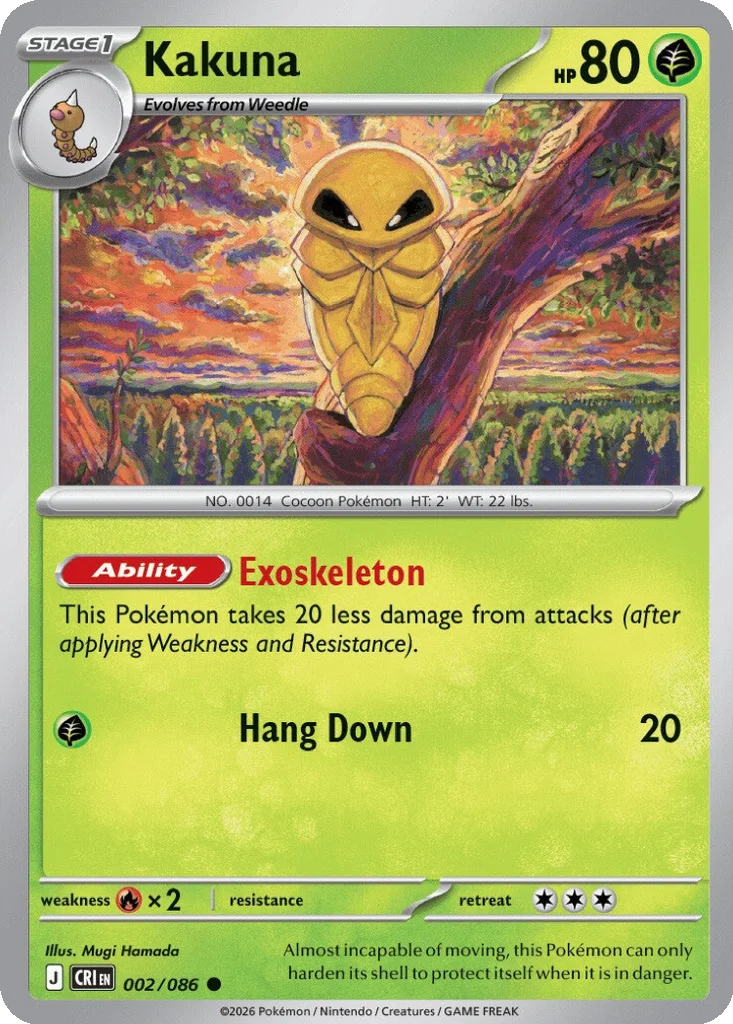 Kakuna – Chaos Rising nr 002/086 (Normal)