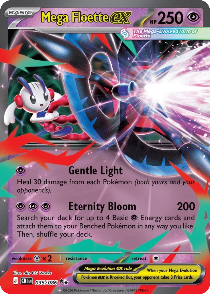 Mega Floette ex – Chaos Rising nr 035/086 (Holo)