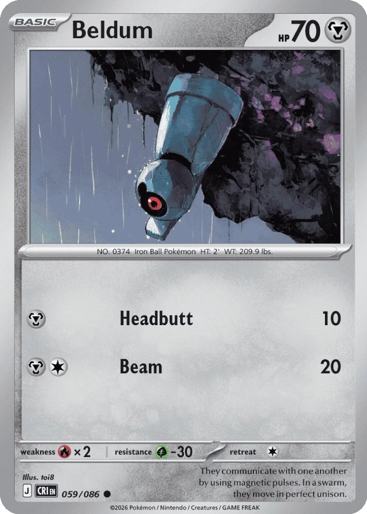 Beldum – Chaos Rising nr 059/086 (Normal)