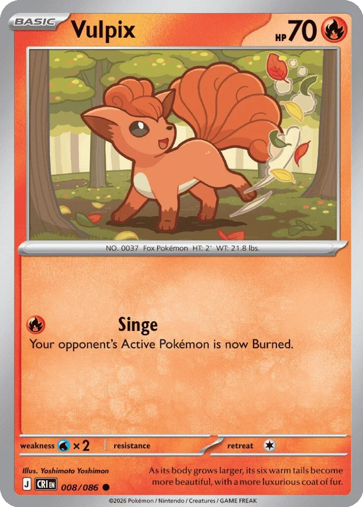 Vulpix – Chaos Rising nr 008/086 (Normal)