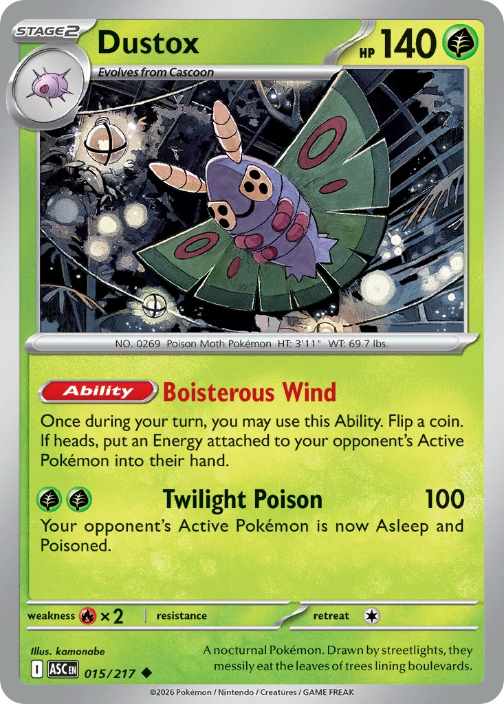 Dustox – Ascended Heroes nr 015/217 (Normal)