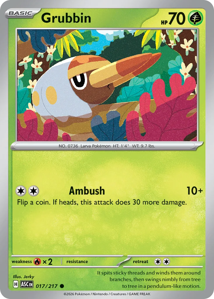 Grubbin – Ascended Heroes nr 017/217 (Normal)