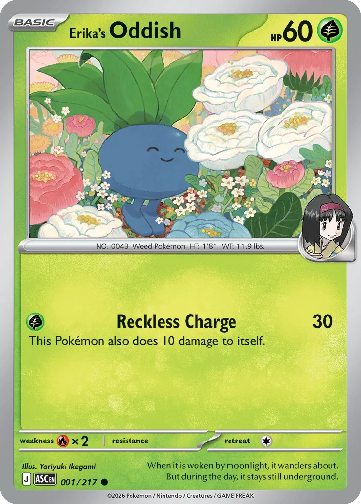Erika's Oddish – Ascended Heroes nr 001/217 (Normal)