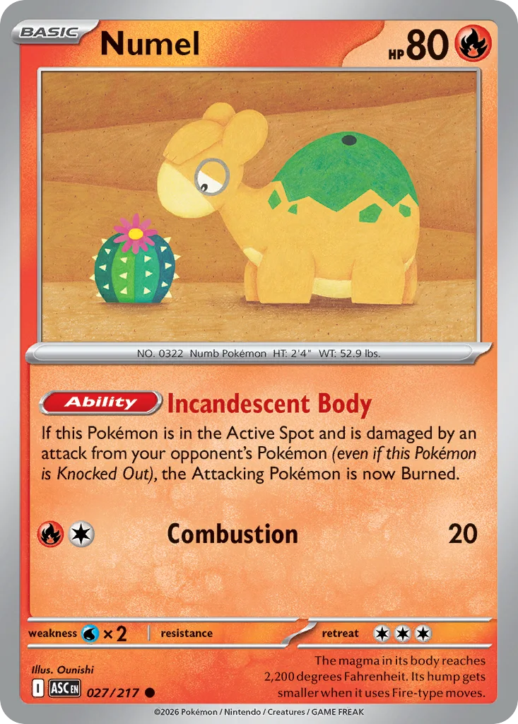 Numel – Ascended Heroes nr 027/217 (Normal)