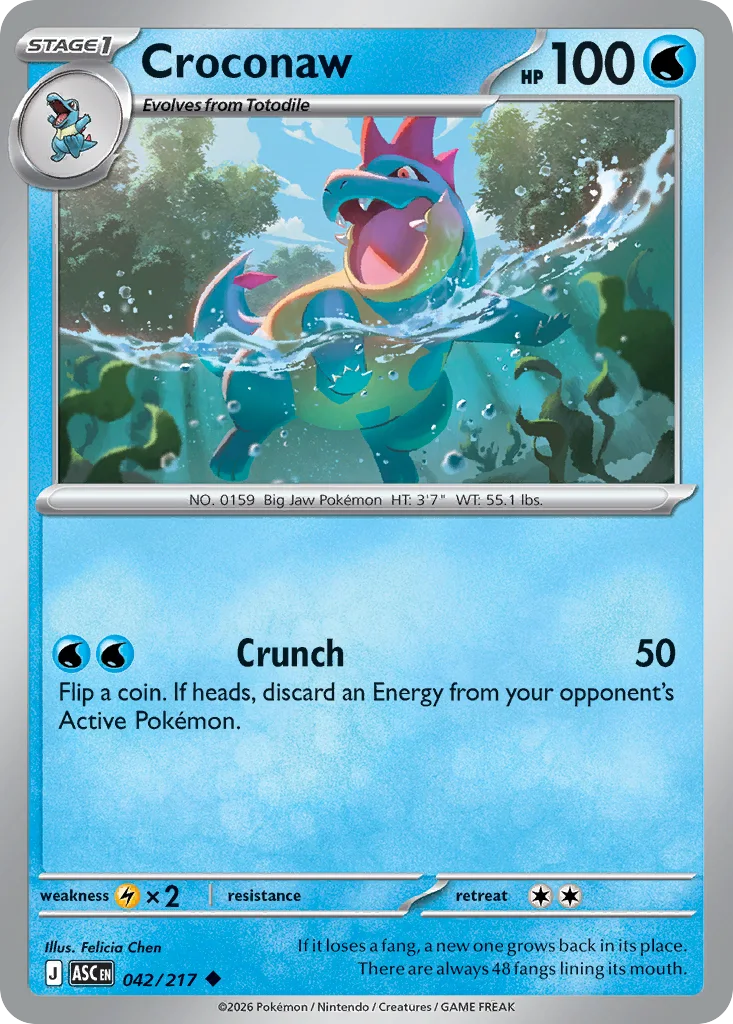 Croconaw – Ascended Heroes nr 042/217 (Normal)