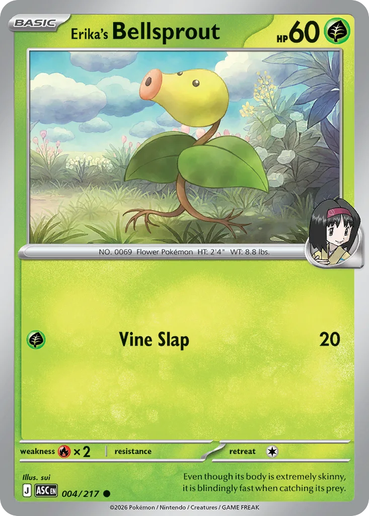 Erika's Bellsprout – Ascended Heroes nr 004/217 (Normal)