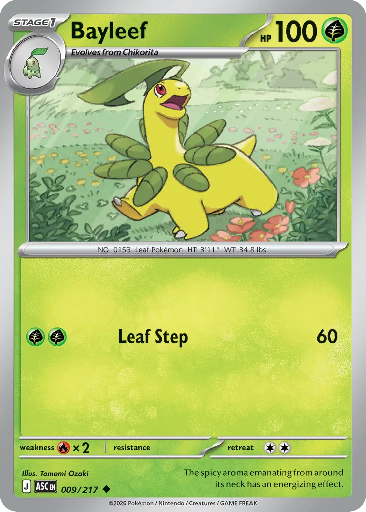 Bayleef – Ascended Heroes nr 009/217 (Normal)
