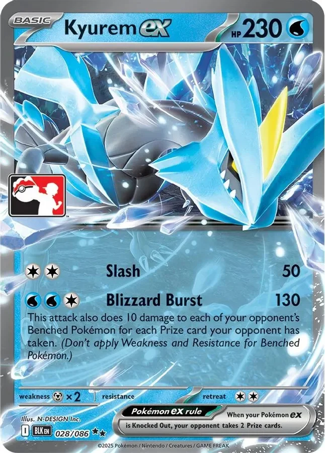 Kyurem ex – Black Bolt nr 028/086 (Play! Prize Pack)