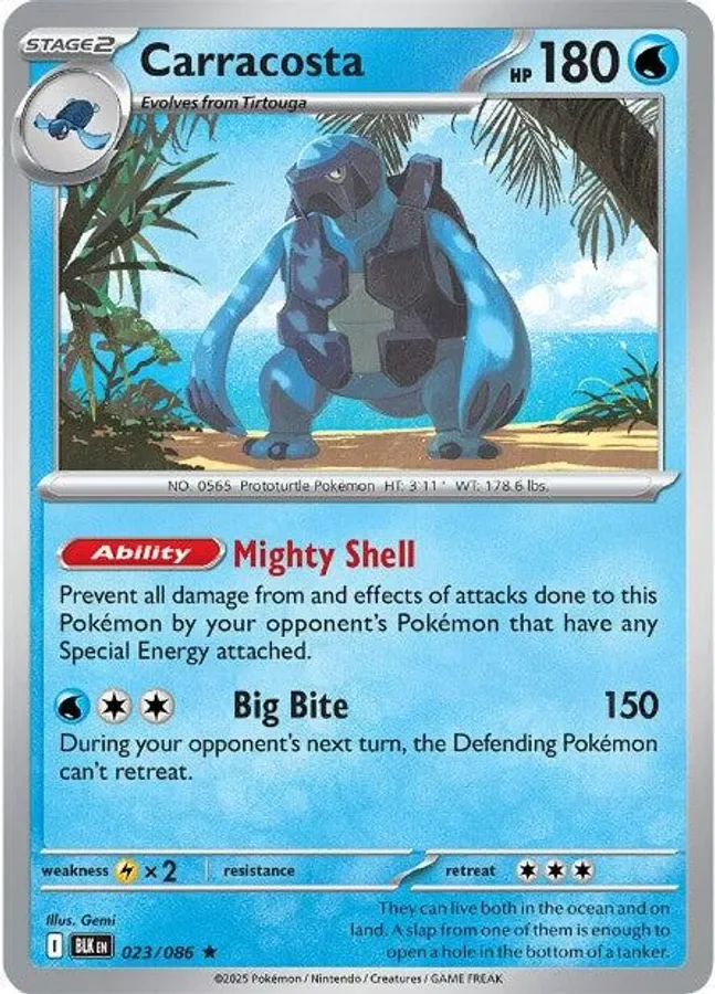 Carracosta – Black Bolt nr 023/086 (Holo)