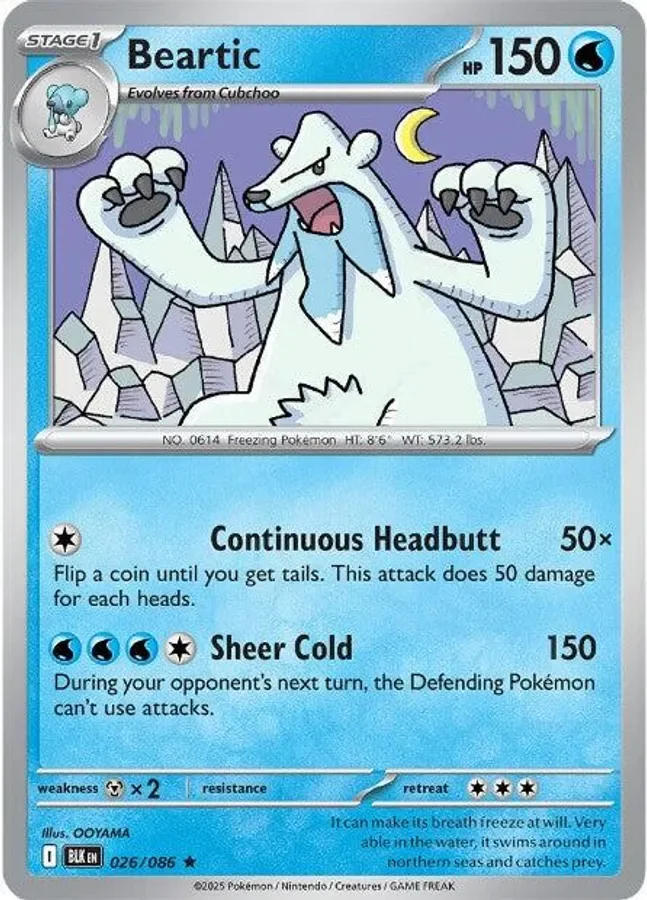 Beartic – Black Bolt nr 026/086 (Holo)