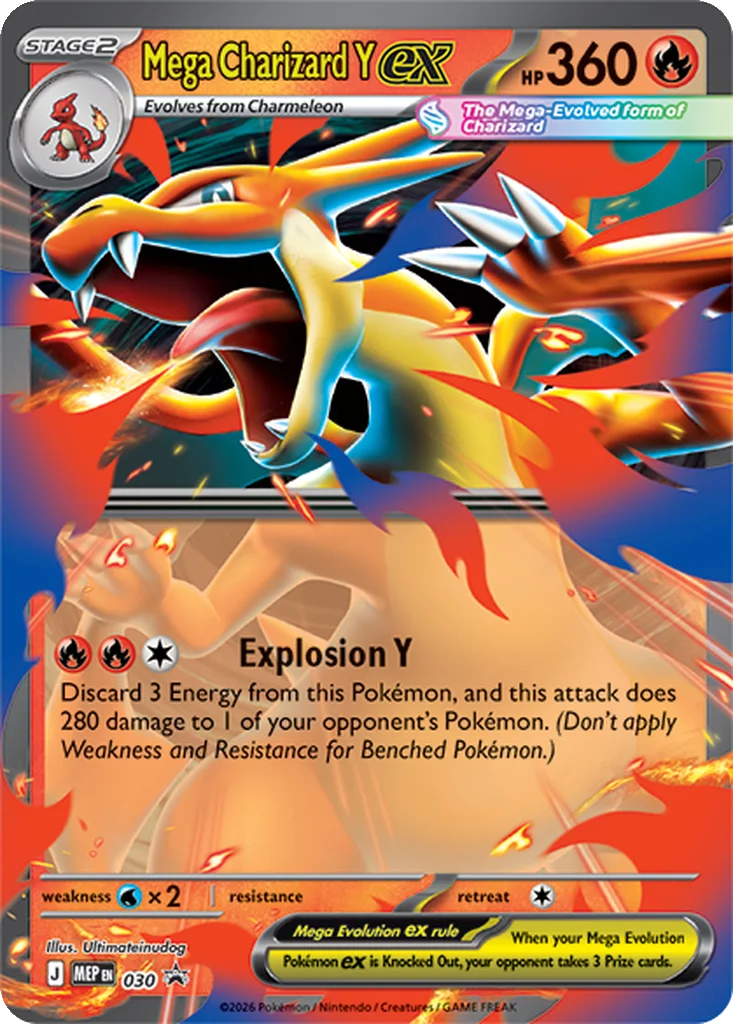 Mega Charizard Y ex – Mega Evolution Promo nr 030 (Mega Charizard Y ex Collection)