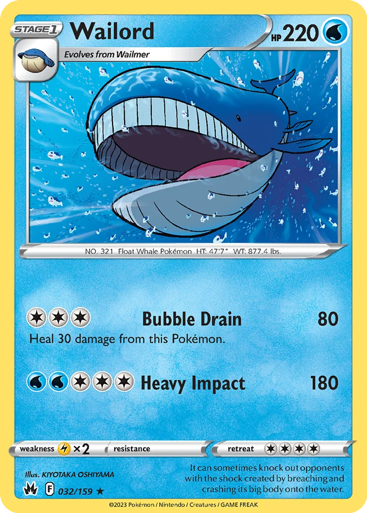 Wailord – Crown Zenith nr 032/159 (Normal)