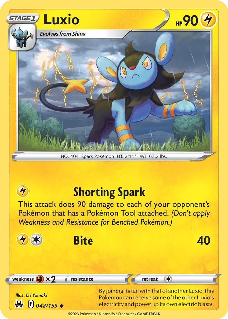 Luxio – Crown Zenith nr 042/159 (Normal)