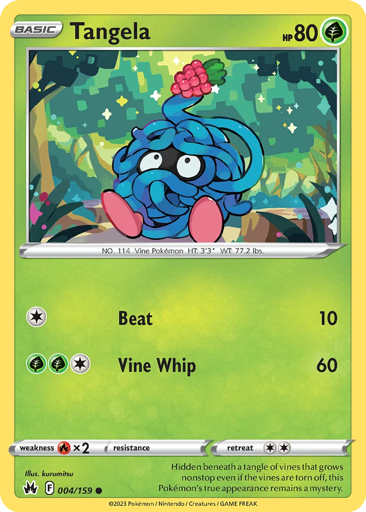Tangela – Crown Zenith nr 004/159 (Normal)