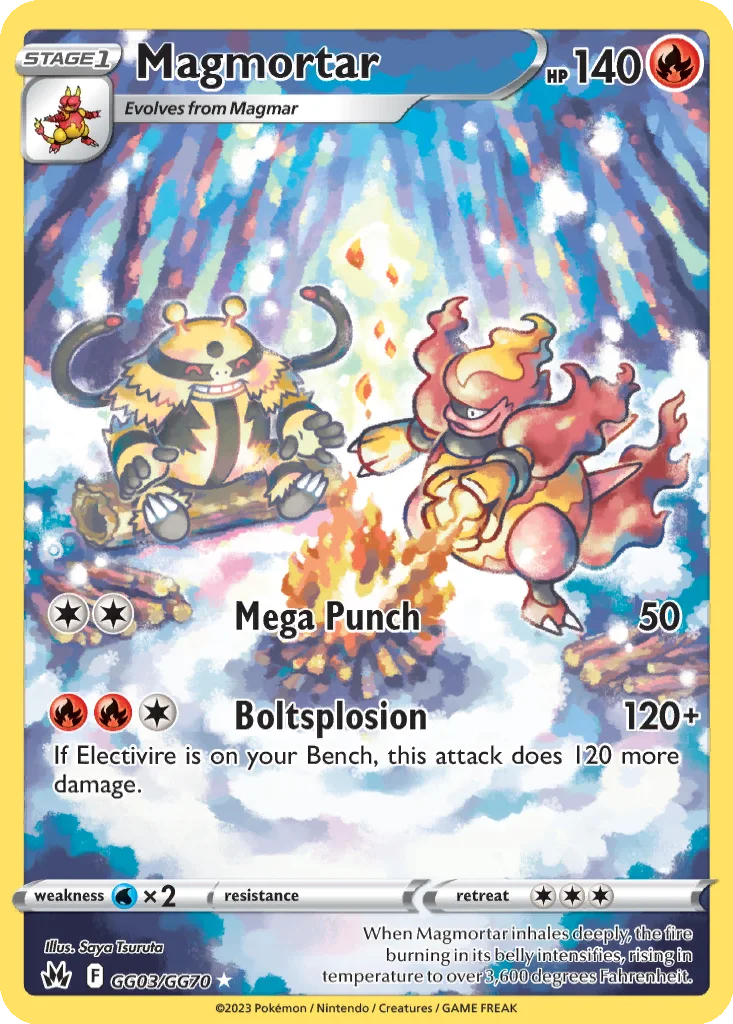 Magmortar – Crown Zenith Galarian Gallery nr GG03/070 (Holo)