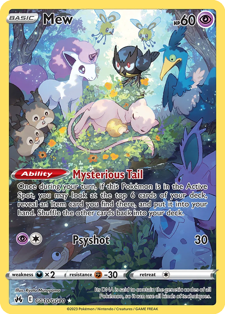 Mew – Crown Zenith Galarian Gallery nr GG10/070 (Holo)