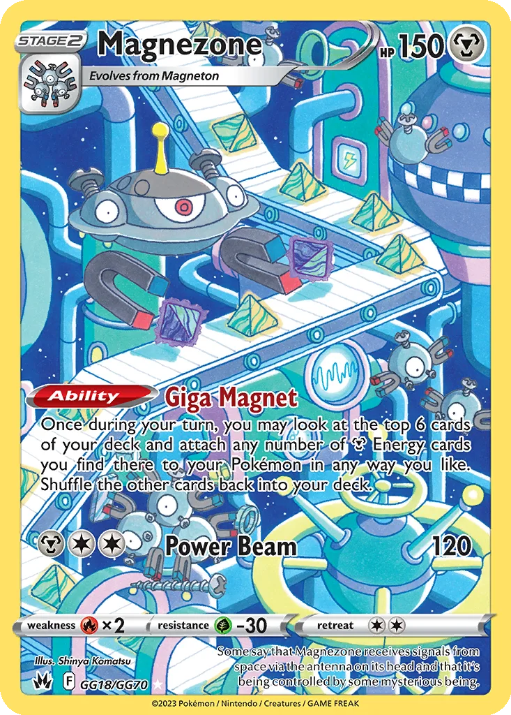 Magnezone – Crown Zenith Galarian Gallery nr GG18/070 (Holo)