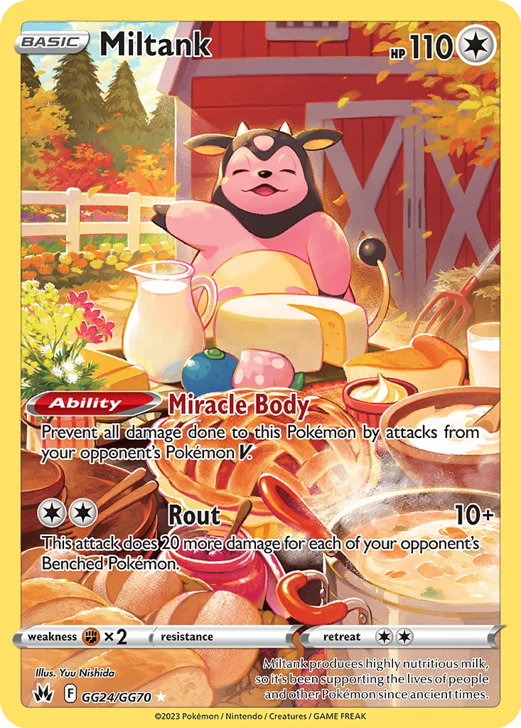 Miltank – Crown Zenith Galarian Gallery nr GG24/070 (Holo)