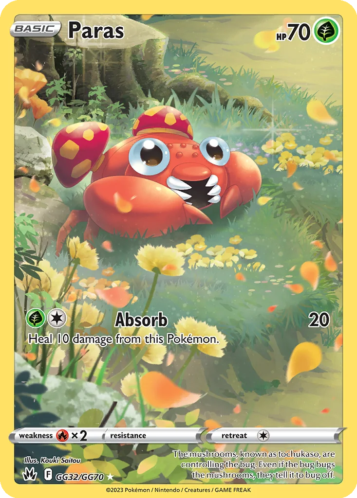 Paras – Crown Zenith Galarian Gallery nr GG32/070 (Holo)
