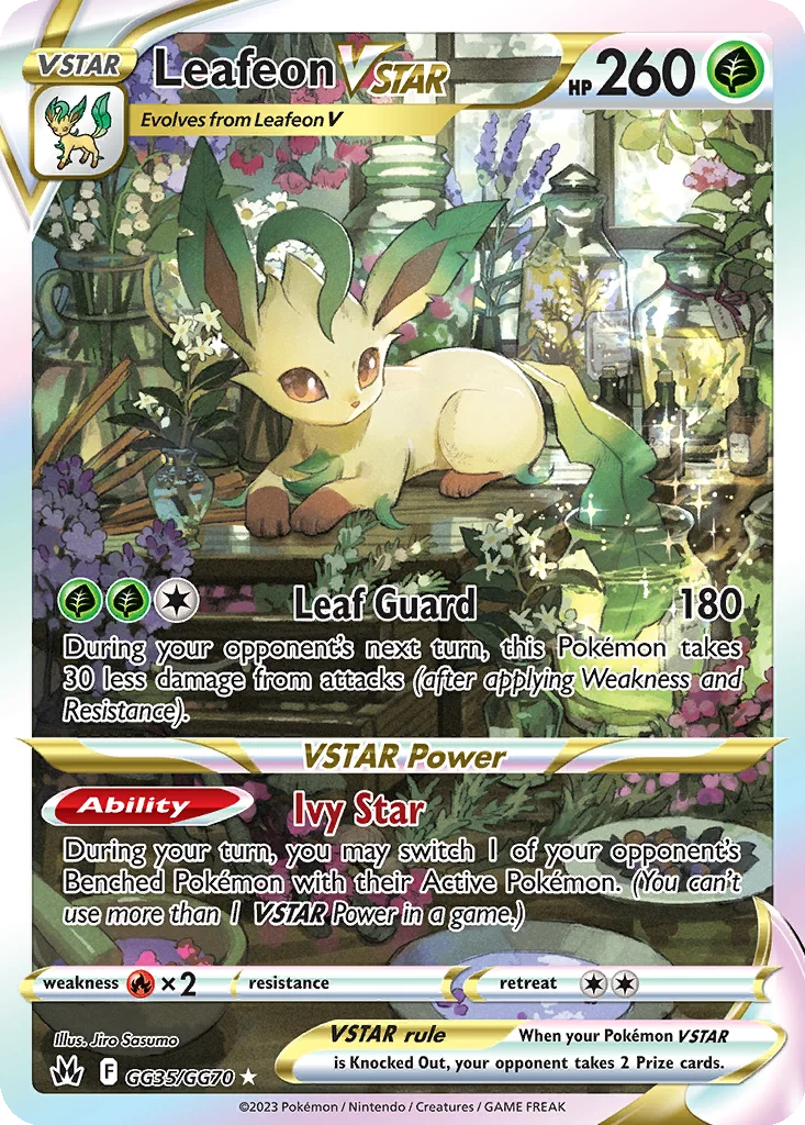 Leafeon VSTAR – Crown Zenith Galarian Gallery nr GG35/070 (Holo)