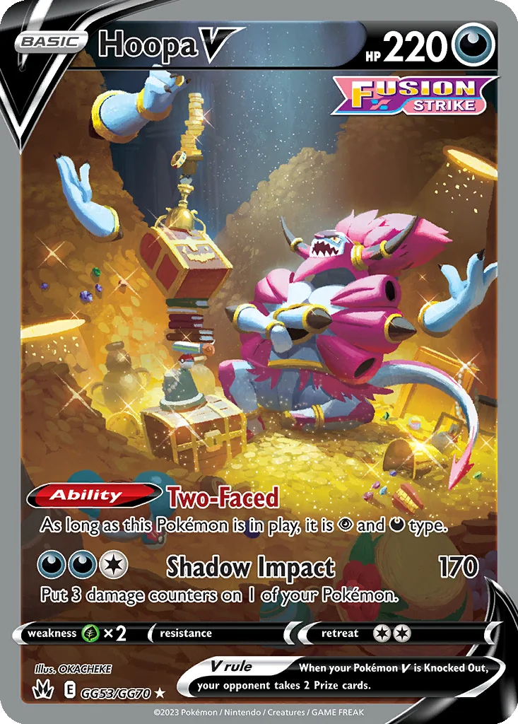 Hoopa V – Crown Zenith Galarian Gallery nr GG53/070 (Holo)