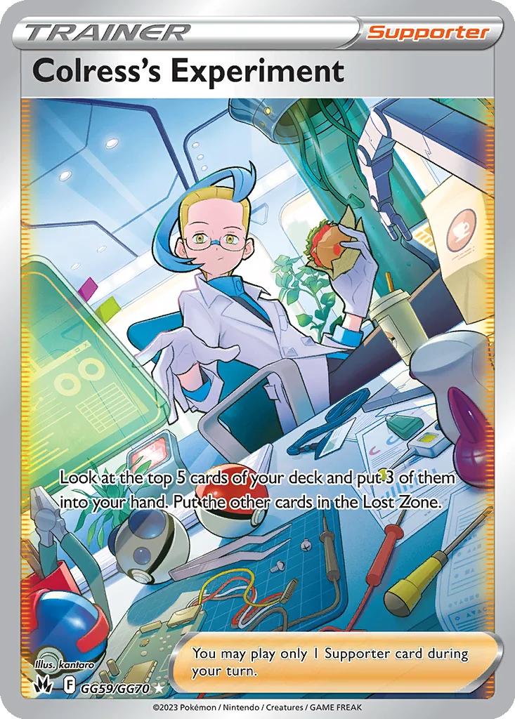 Colress's Experiment – Crown Zenith Galarian Gallery nr GG59/070 (Holo)