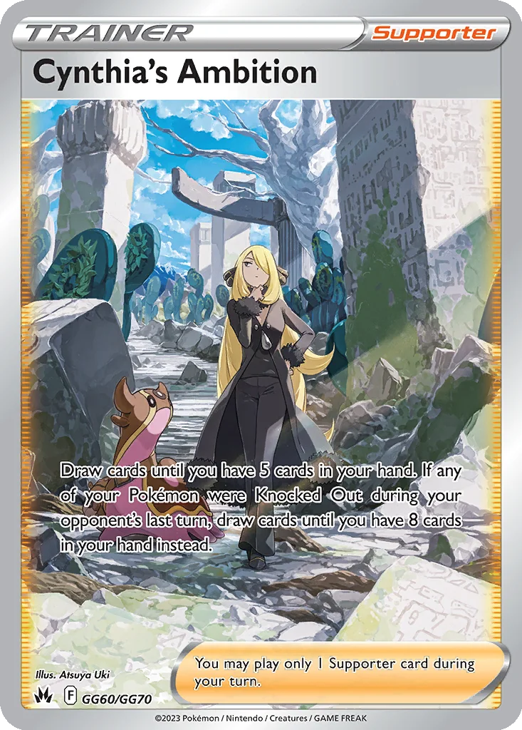 Cynthia's Ambition – Crown Zenith Galarian Gallery nr GG60/070 (Holo)