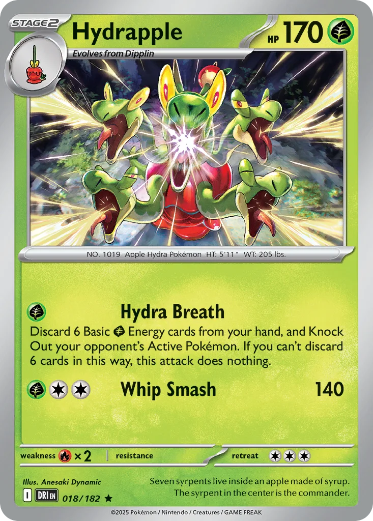 Hydrapple – Destined Rivals nr 018/182 (Holo)