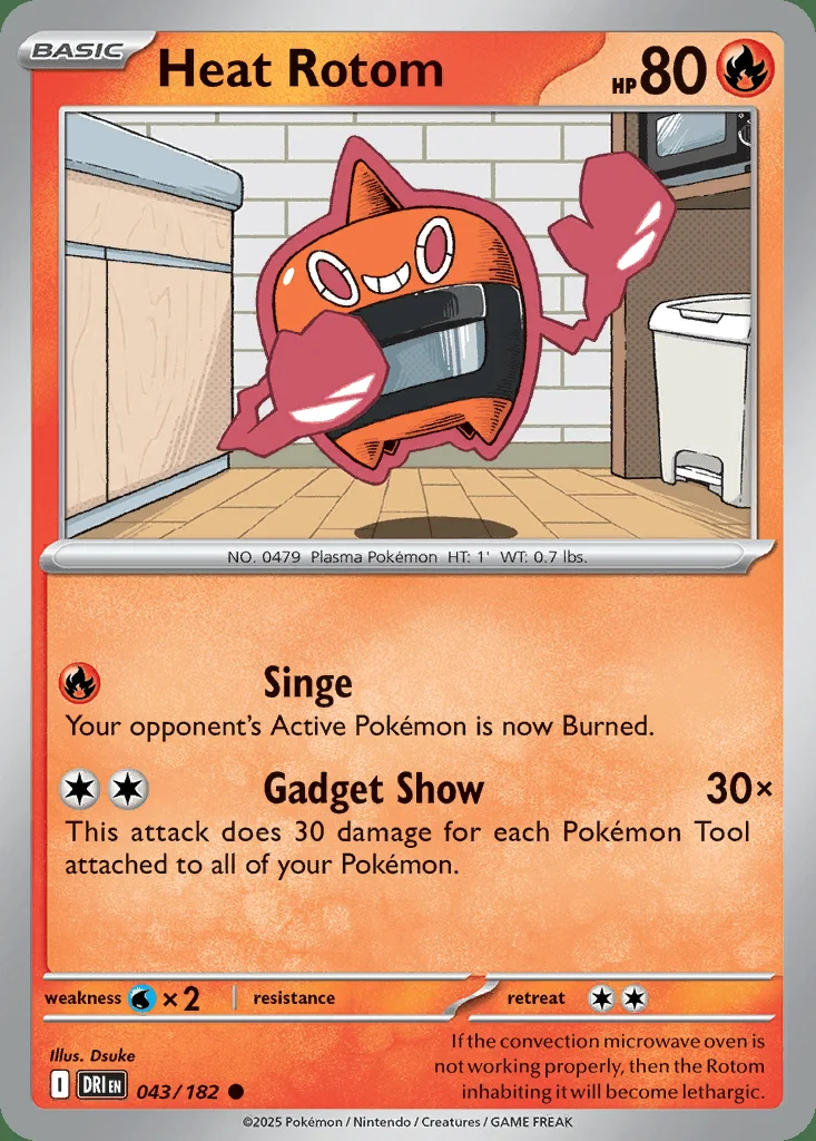 Heat Rotom – Destined Rivals nr 043/182 (Normal)