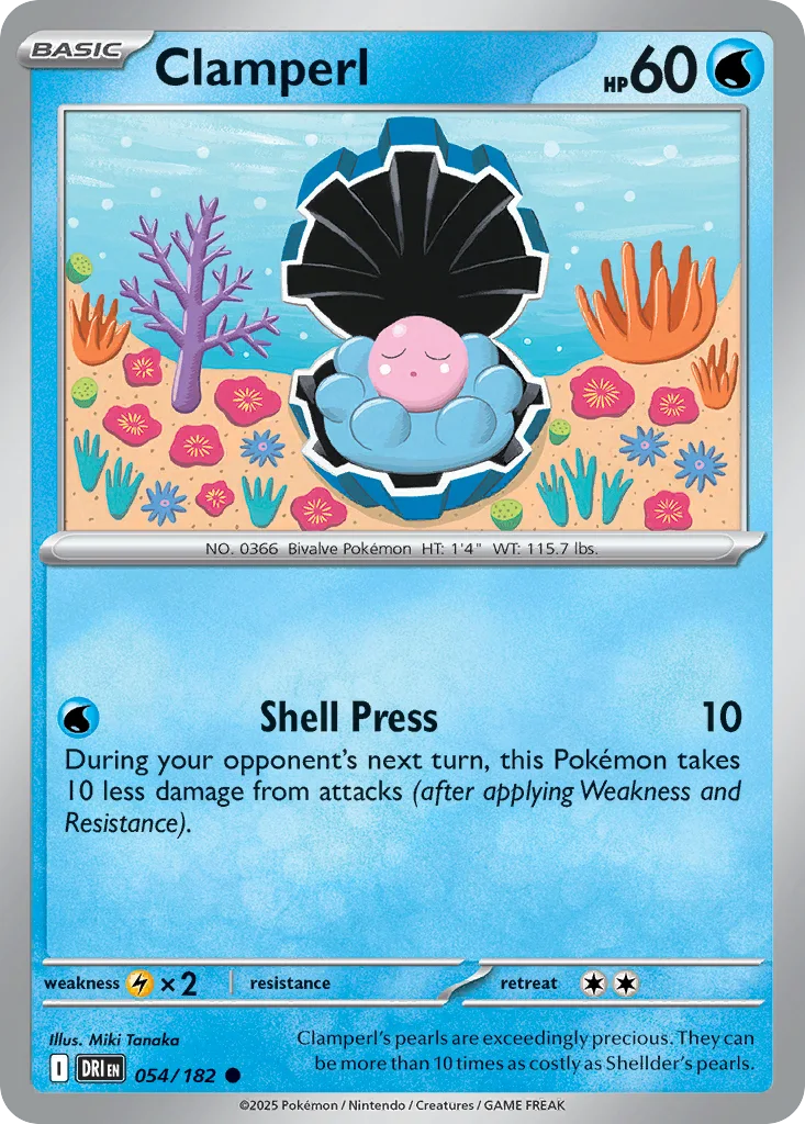 Clamperl – Destined Rivals nr 054/182 (Normal)