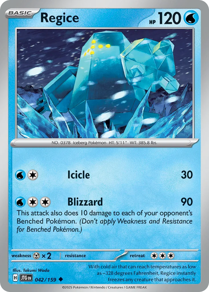Regice – Journey Together nr 042/159 (Normal)