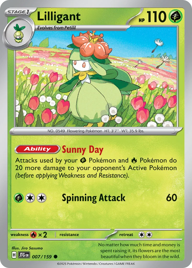 Lilligant – Journey Together nr 007/159 (Normal)