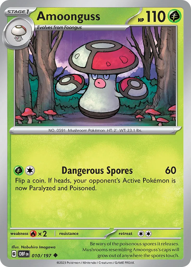 Amoonguss – Obsidian Flames nr 010/197 (Normal)