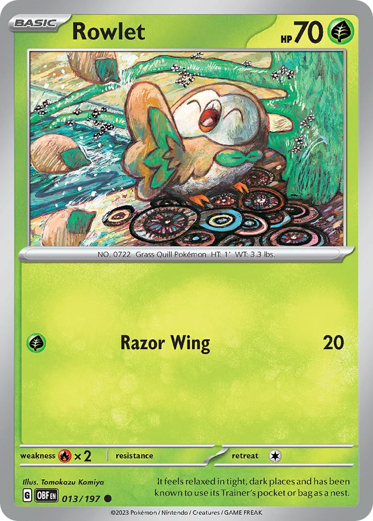 Rowlet – Obsidian Flames nr 013/197 (Normal)