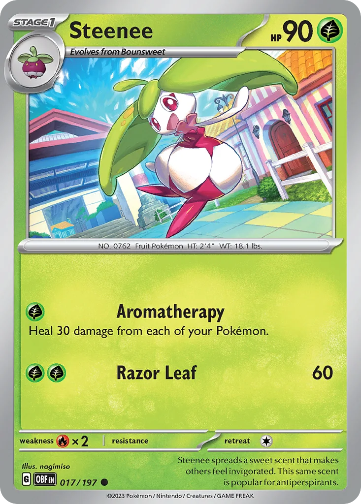 Steenee – Obsidian Flames nr 017/197 (Normal)