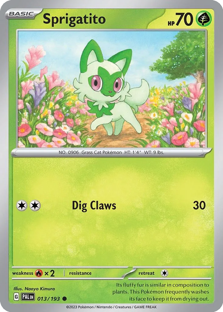 Sprigatito – Paldea Evolved nr 013/193 (Normal)