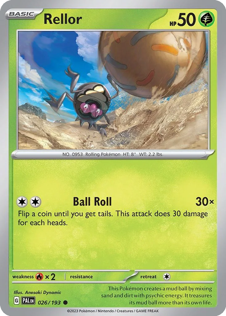 Rellor – Paldea Evolved nr 026/193 (Normal)