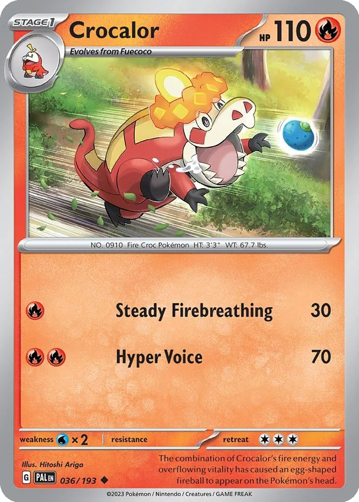 Crocalor – Paldea Evolved nr 036/193 (Normal)