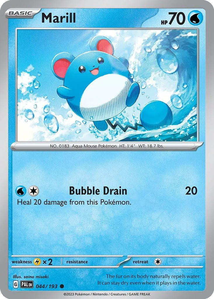Marill – Paldea Evolved nr 044/193 (Normal)