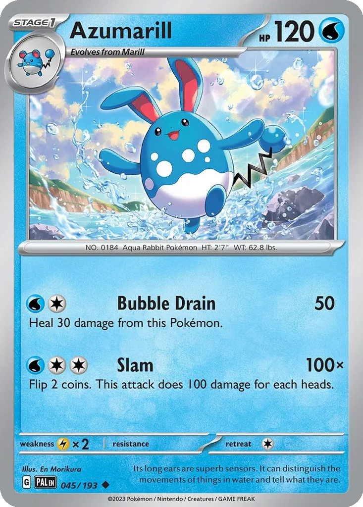 Azumarill – Paldea Evolved nr 045/193 (Normal)